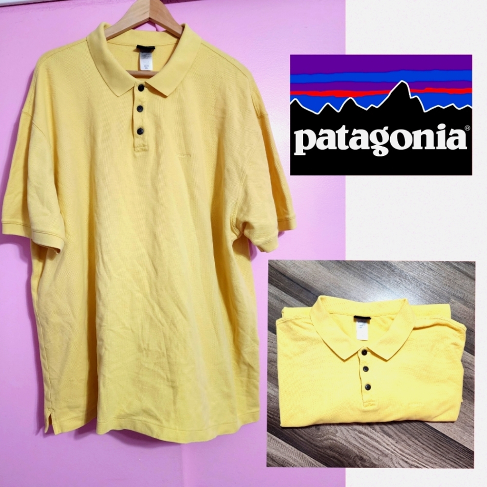 Patagonia Polo - XXL - yellow